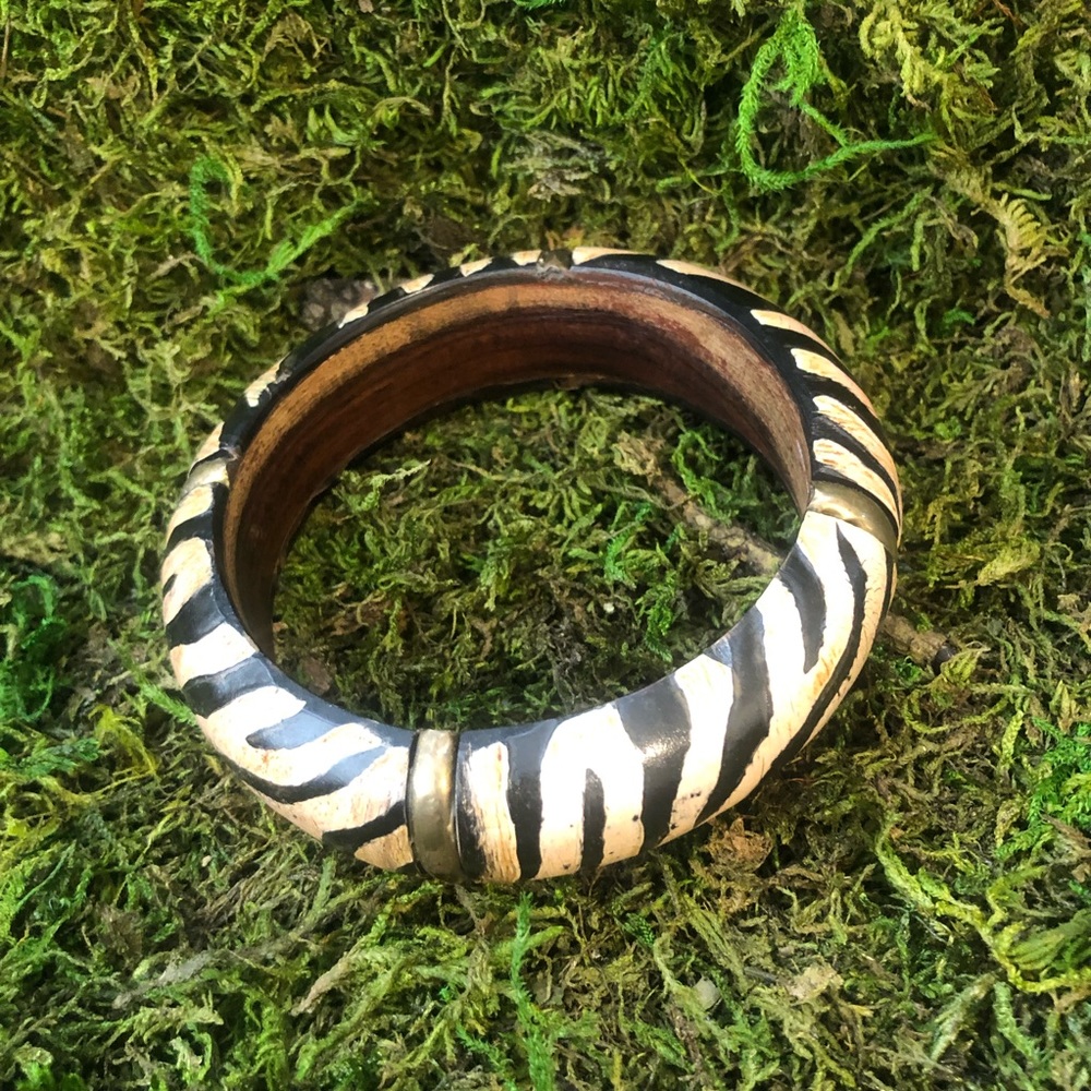 Zebra Wood Bangle